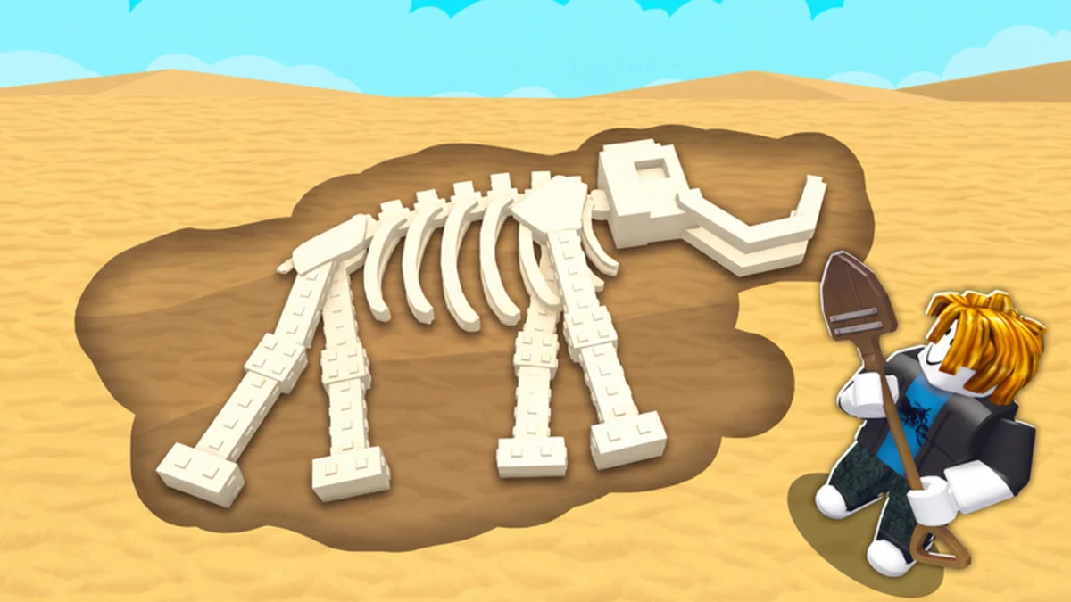 Official Find Animal Bones excavation artwork